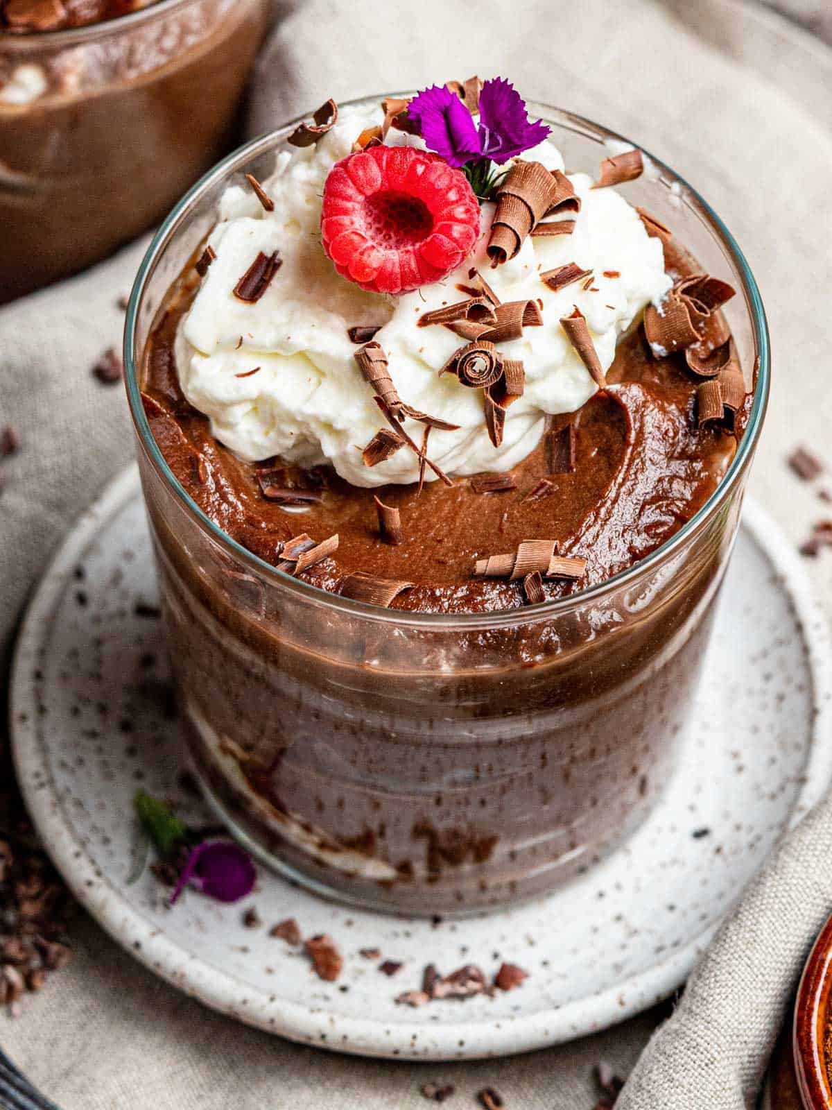 DeLallo Foods espresso powder and chocolate mascarpone mousse