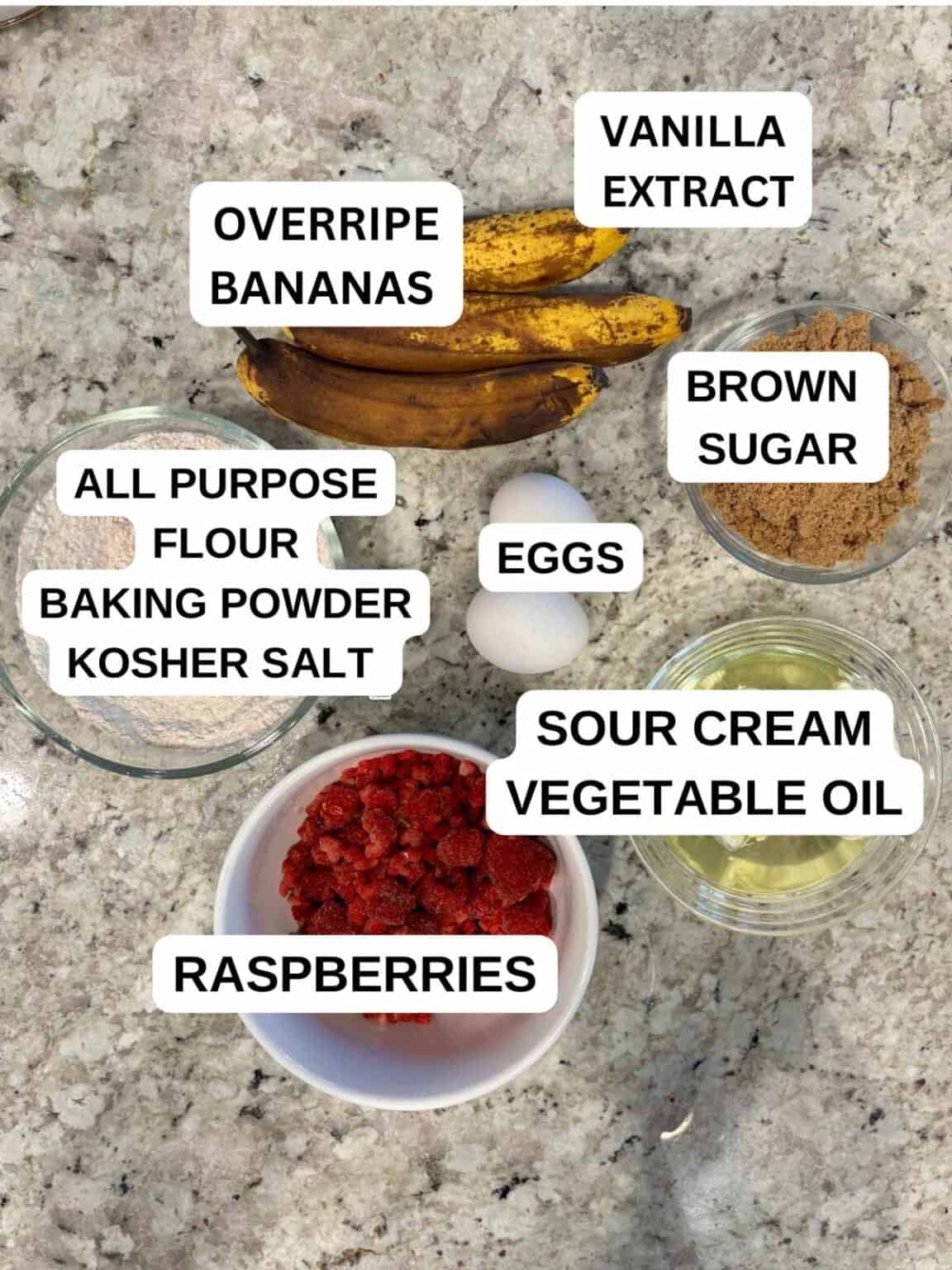 Raspberry Banana Muffins Recipe - Stir Taste Smile